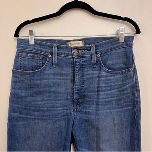 Madewell Blue Ankle High Rise Skinny Jeans